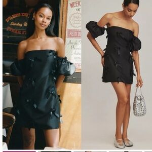 Anthropologie bow dress
